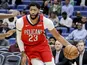 Anthony Davis in action for New Orleans Pelicans on November 7, 2018