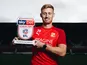 Eoin Doyle poses with his Player of the Month award for December 2019