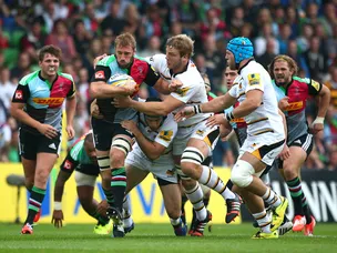 Harlequins narrowly beat Wasps