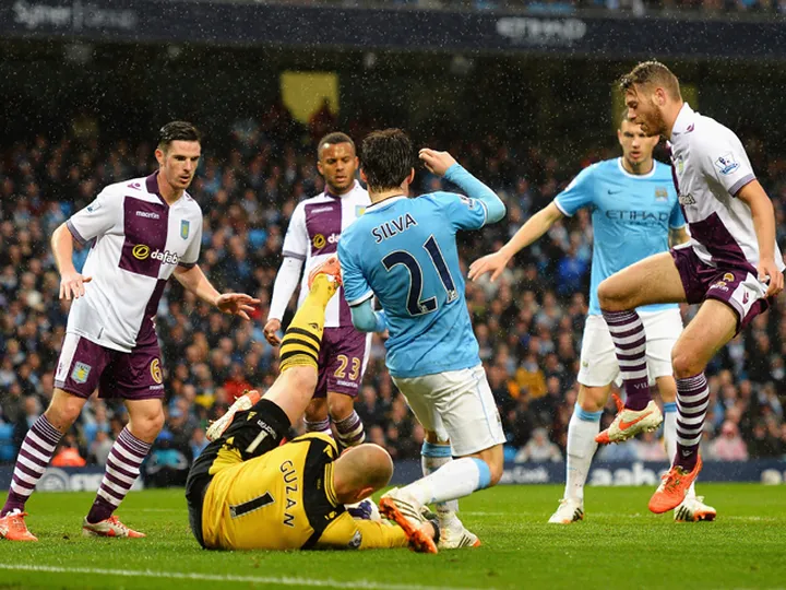 Villa holding Man City