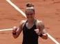 Maria Sakkari pictured at the French Open on June 9, 2021
