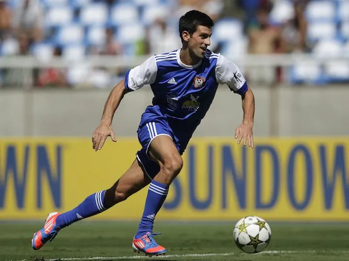 Djokovic scores in charity football match