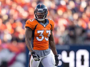 Denver Broncos' Duke Ihenacho in action during the game against Jacksonville Jaguars on October 13, 2013