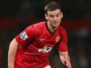 Man Utd's  Marnick Vermijl in action against Newcastle on September 26, 2012