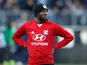 Tanguy NDombele warms up for Lyon on October 27, 2018