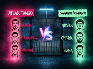The Cage knockouts begin: Mbappe meets Saka in first quarter-final battle