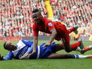 Sterling gives Liverpool lead