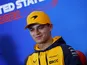 Lando Norris pictured on October 20, 2022