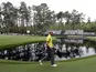 Englishman David Lynn walks to the 15th green on day one of The Masters on April 11, 2013 