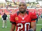 Tampa Bay Buccaneers Ronde Barber walks off the field after a match on December 23, 2012