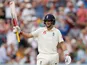 England's Joe Root celebrates his half century against Australia on August 2, 2019