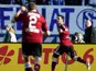 Nuremberg's Markus Feulner celebrates after scoring against Schalke on March 16, 2013