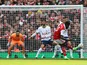 Thomas Partey scores for Arsenal against Tottenham Hotspur on October 1, 2022