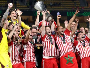 El Kaabi nets extra-time winner to fire Olympiacos to Europa Conference League glory