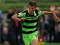 Christian Doidge in action for Forest Green Rovers in the EFL Cup in August 2017