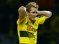 Borussia Dortmund's Andre Schurrle reacts on March 11, 2018