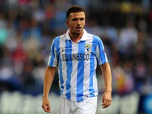 Malaga's Ignacio Camacho in action on October 24, 2012