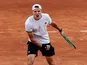 Jakub Mensik reacts at the French Open on May 29, 2026
