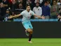 Ozan Tufan celebrates after scoring a goal during the Euro 2016 Group D match between Czech Republic and Turkey on June 21, 2016