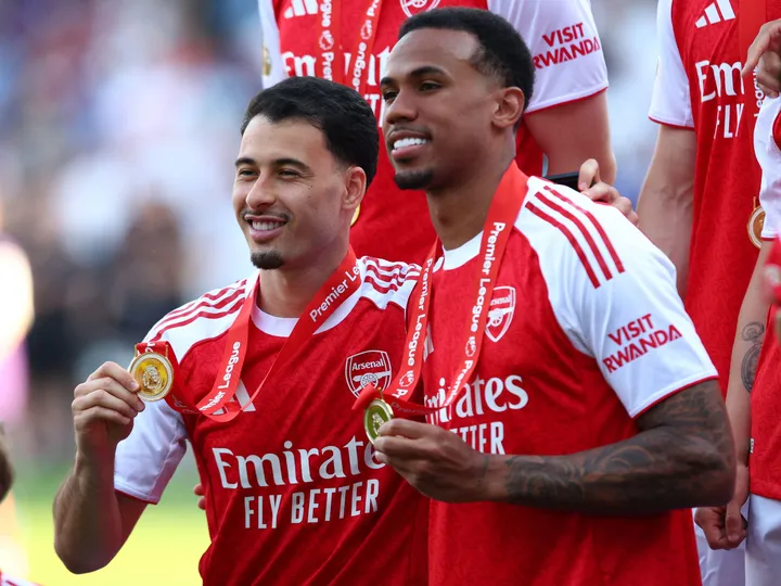 "Let it all work out" - Arsenal star's wife drops huge Martinelli transfer hint