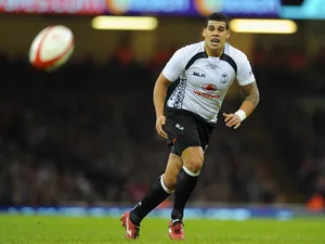 Fiji player Josh Matavesi in action during the International match between Wales and Fiji at Millennium Stadium on November 15, 2014