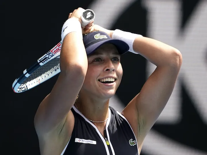 Murray's father-in-law Sears proud as Kontaveit progresses in Melbourne