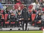 DC United head coach Hernan Losada watches the play during the first half against Toronto FC at BMO Field on March 19, 2022