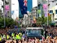 All Blacks celebrate with victory parade