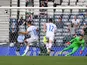 Czech Republic's Patrik Schick scores their first goal from the penalty spot against Croatia at Euro 2020 on June 18, 2021