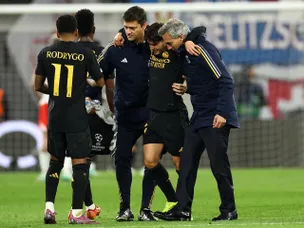 Real Madrid's Brahim Diaz allays injury fears after RB Leipzig victory