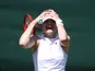 Britain's Harriet Dart celebrates after winning her second round match against Brazil's Beatriz Haddad Maia on July 4, 2019