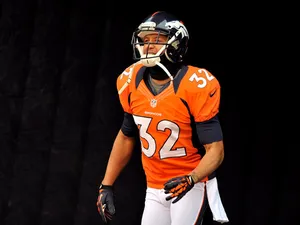 Denver Broncos' Tony Carter in action during the game against Baltimore Ravens on January 12, 2013