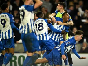 Brighton triumph in six-goal thriller despite late Spurs fightback