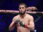 Islam Makhachev pictured inside the UFC cage