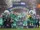 Celtic beat Hearts to secure historic triple treble
