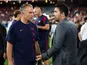 Hansi Flick coach of FC Barcelona and Deco Sporting director of the club.