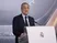 Real Madrid president Florentino Perez during a speech