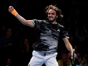 Stefanos Tsitsipas defeats Daniil Medvedev at sixth time of asking