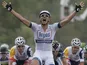 Marcel Kittel of Germany celebrates winning the first stage of the Tour de France on June 29, 2013