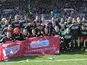 Cardiff celebrate being promoted as champions of the Npower Championship on April 20, 2013