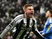 Harvey Barnes of Newcastle United celebrates scoring their fourth goal on January 7, 2026