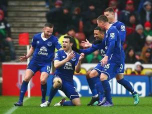 Everton hit Stoke City for three