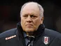 Fulham manager Martin Jol during the match against Swansea on December 29, 2012