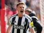 Harvey Barnes of Newcastle United celebrates on May 10, 2026
