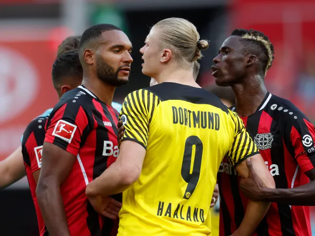 Erling Haaland's record vs. Bayer Leverkusen