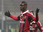 Milan striker Mario Balotelli celebrates a goal against Parma on February 15, 2013