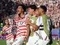 Malik Tillman of the United States celebrates with teammates