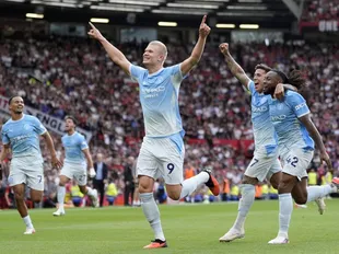 Hero Haaland gives 10-man Man City derby day victory over Man Utd