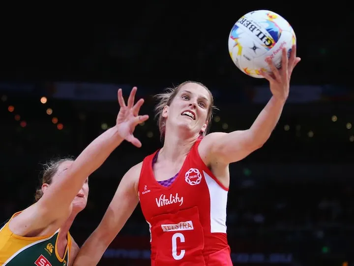 England netball star Sara Bayman