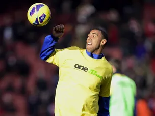 Anton Ferdinand wears 'Kick It Out' t-shirt